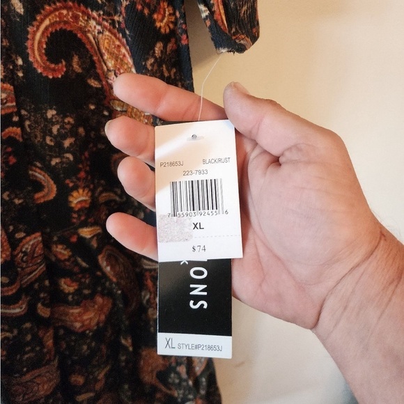 Perceptions Ladies Dress Size XL  Multicolor - Picture 4 of 6